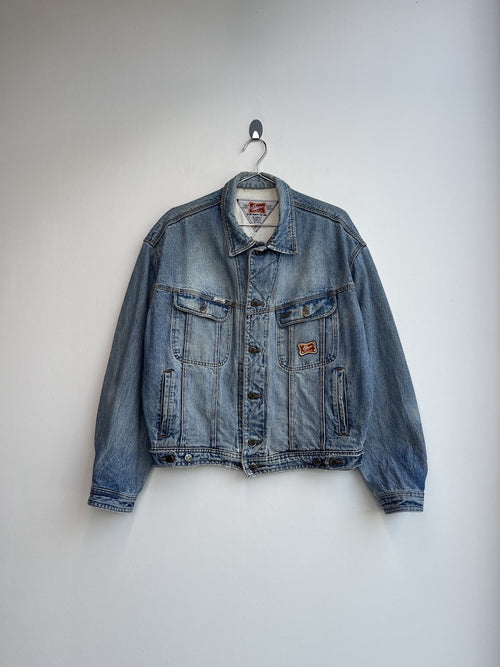 Silver Plate Denim Trucker