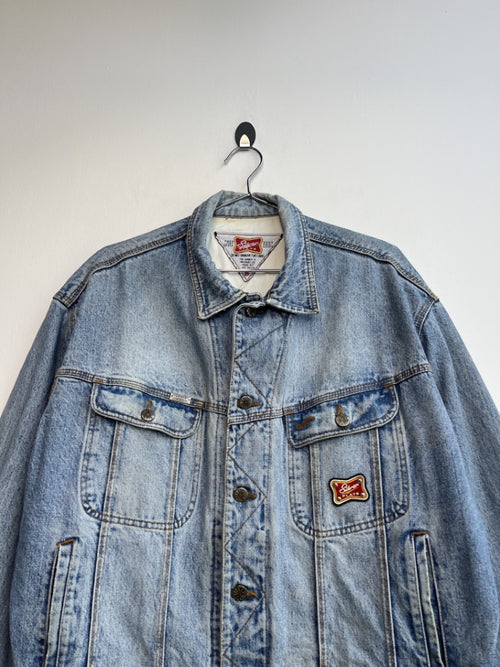 Silver Plate Denim Trucker