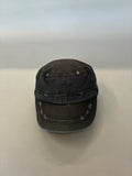 Black Distressed Cadet Cap