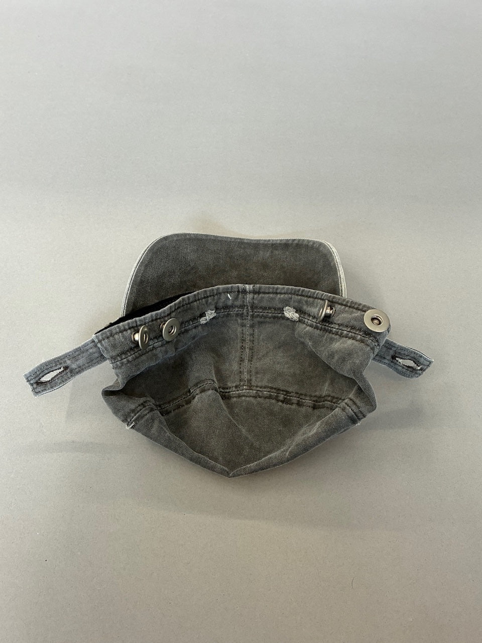 Grey Distressed Cadet Cap