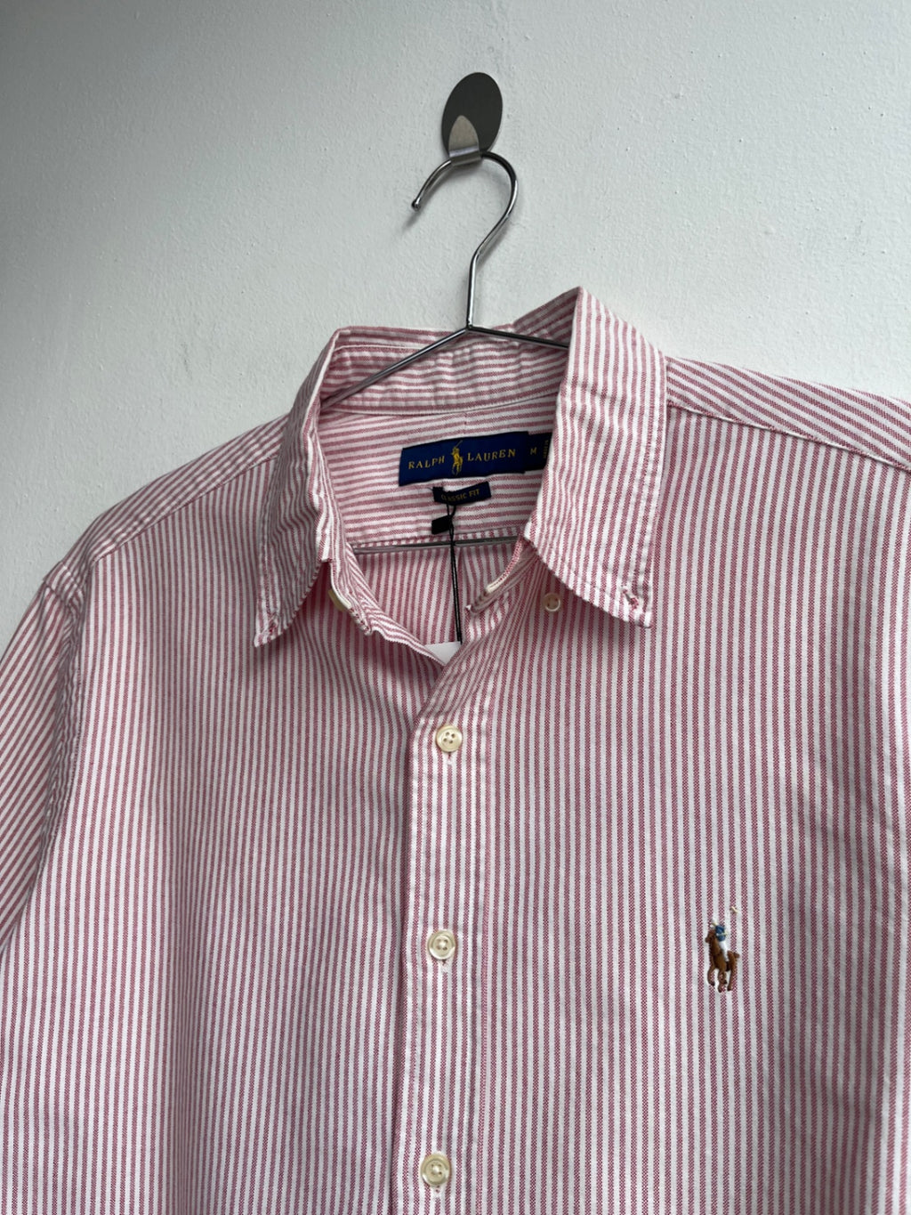 Ralph Lauren Red Classic Striped Shirt