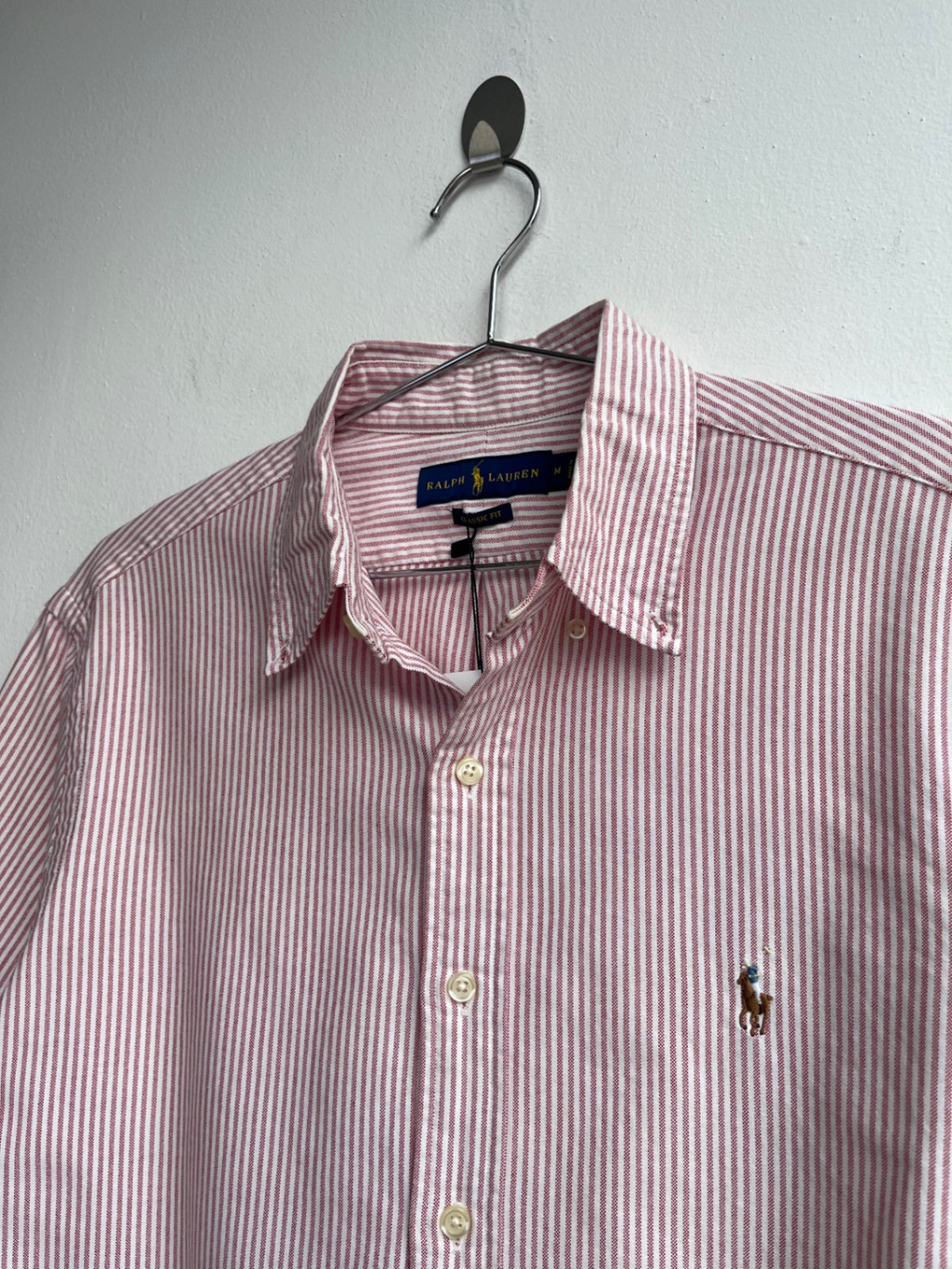 Ralph Lauren Red Classic Striped Shirt