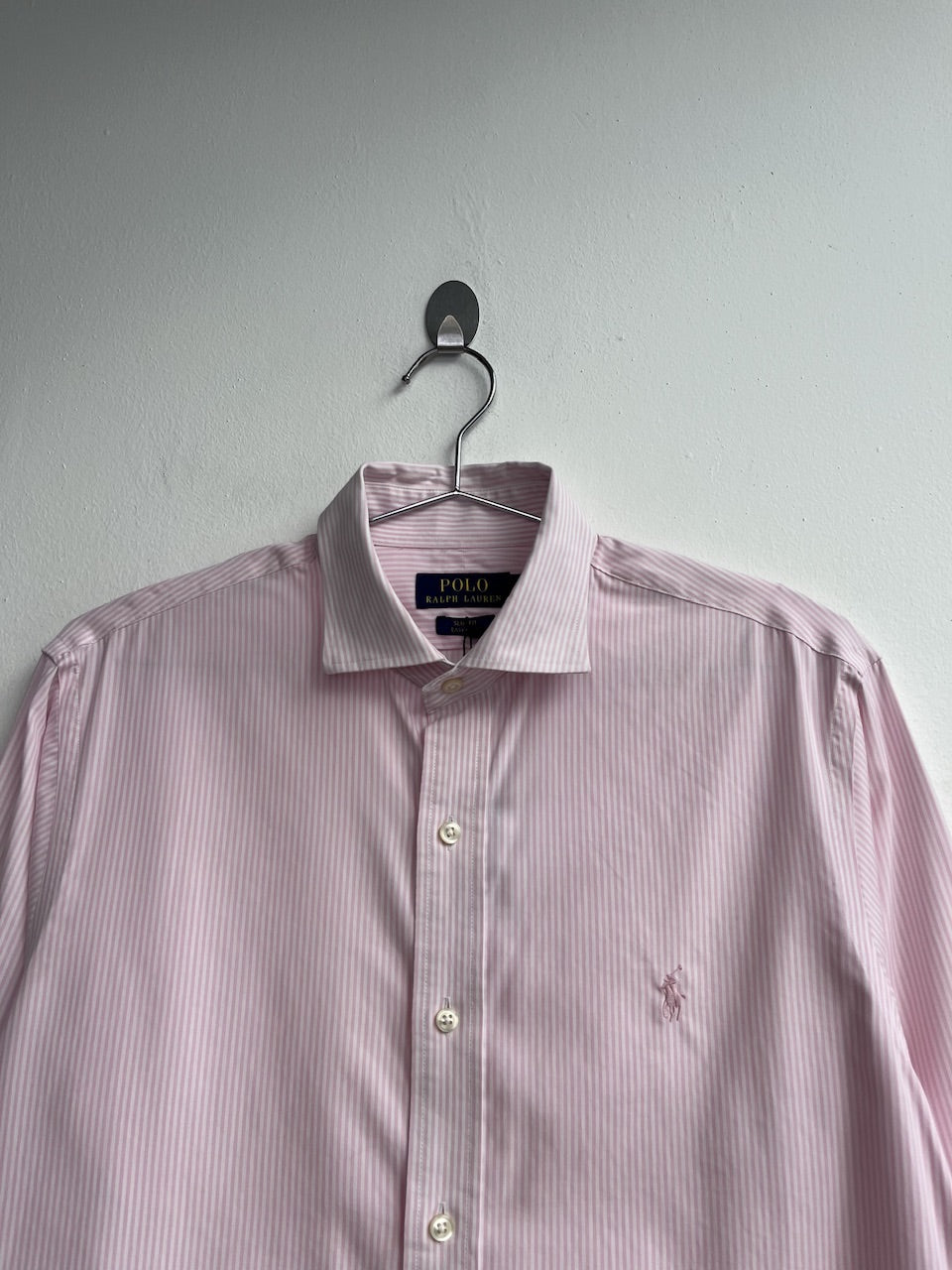 Polo Ralph Lauren Pink Slim Striped Shirt