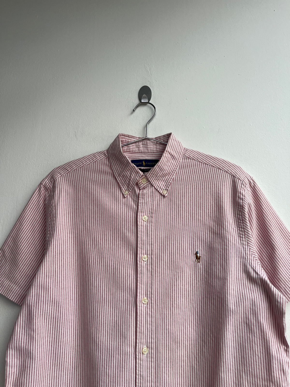 Ralph Lauren Red Classic Striped Shirt