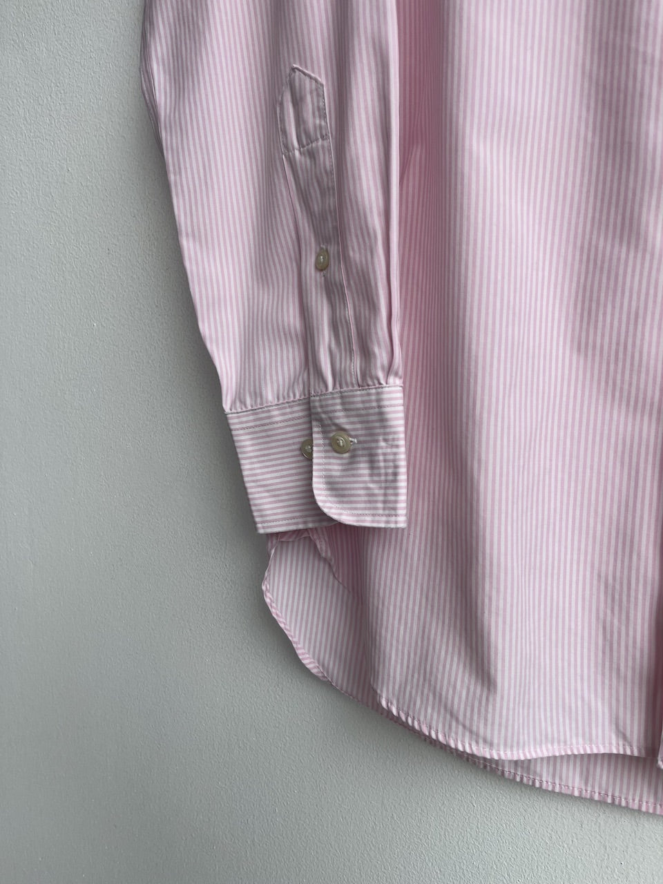Polo Ralph Lauren Pink Slim Striped Shirt