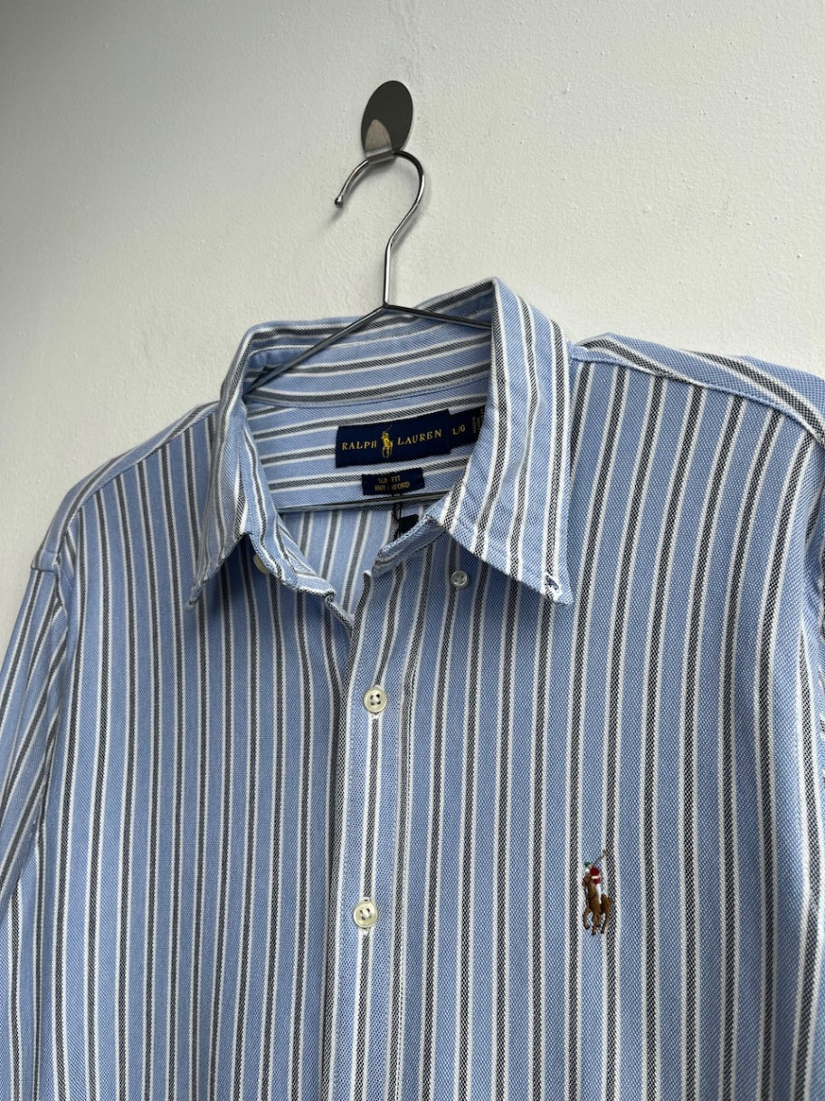 Ralph Lauren Double Striped Knit Oxford
