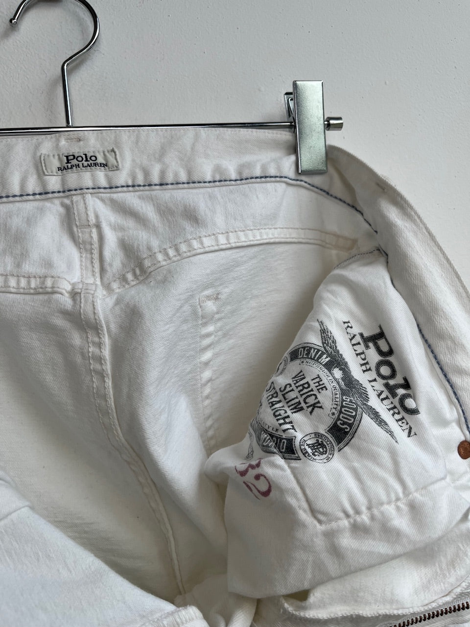 Polo Ralph Lauren White Jeans