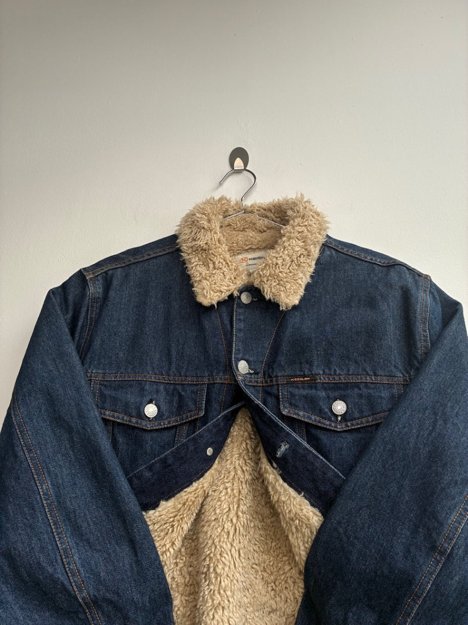 Keegan Sherpa Lined Denim Jacket
