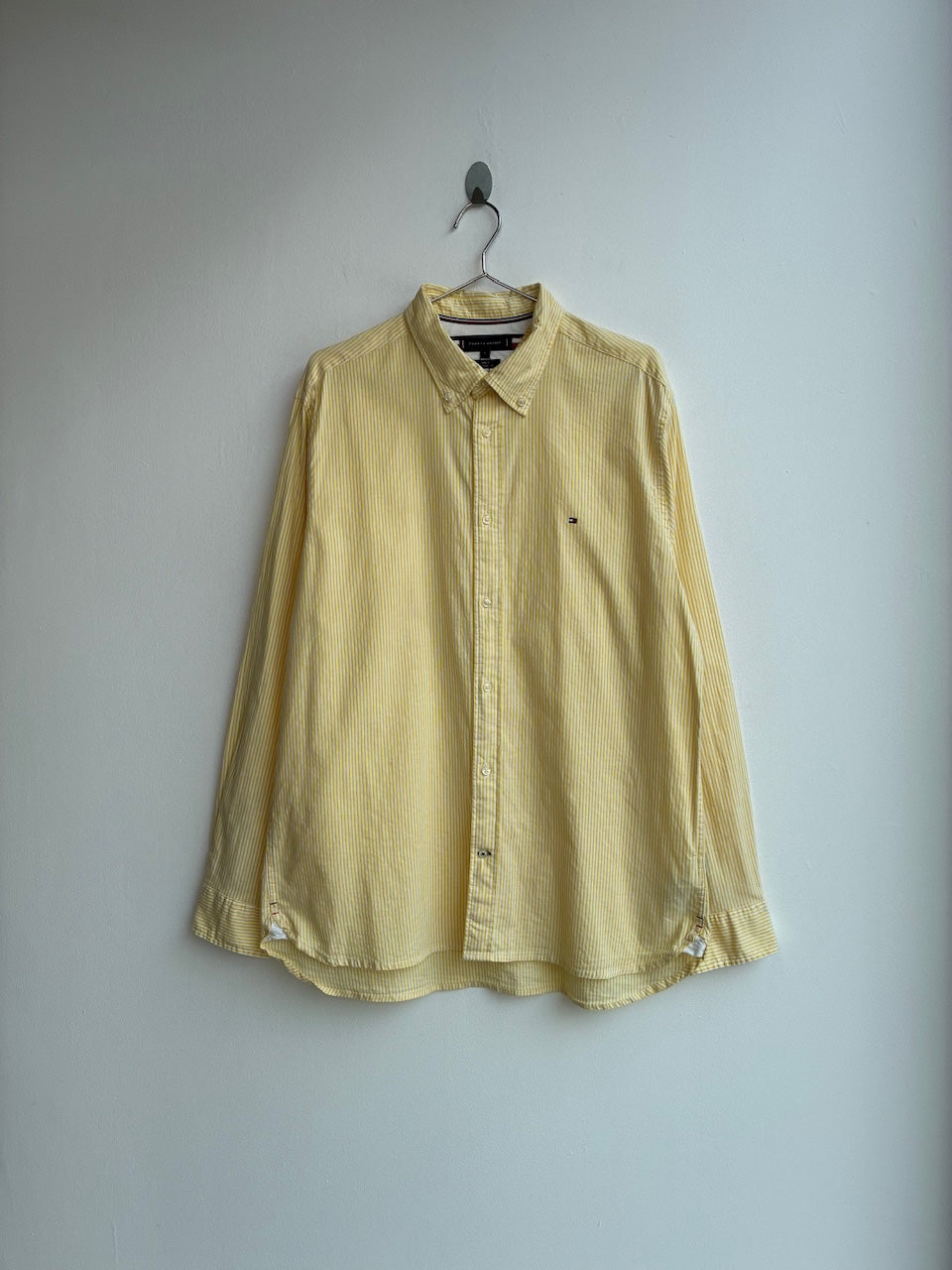 Tommy Hilfiger TH Flex Yellow Striped Shirt