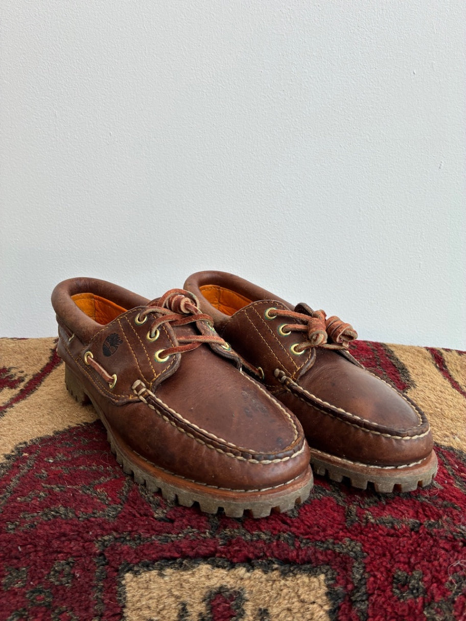 Timberland Authentic 3-Eye Handsewn Boat Shoes