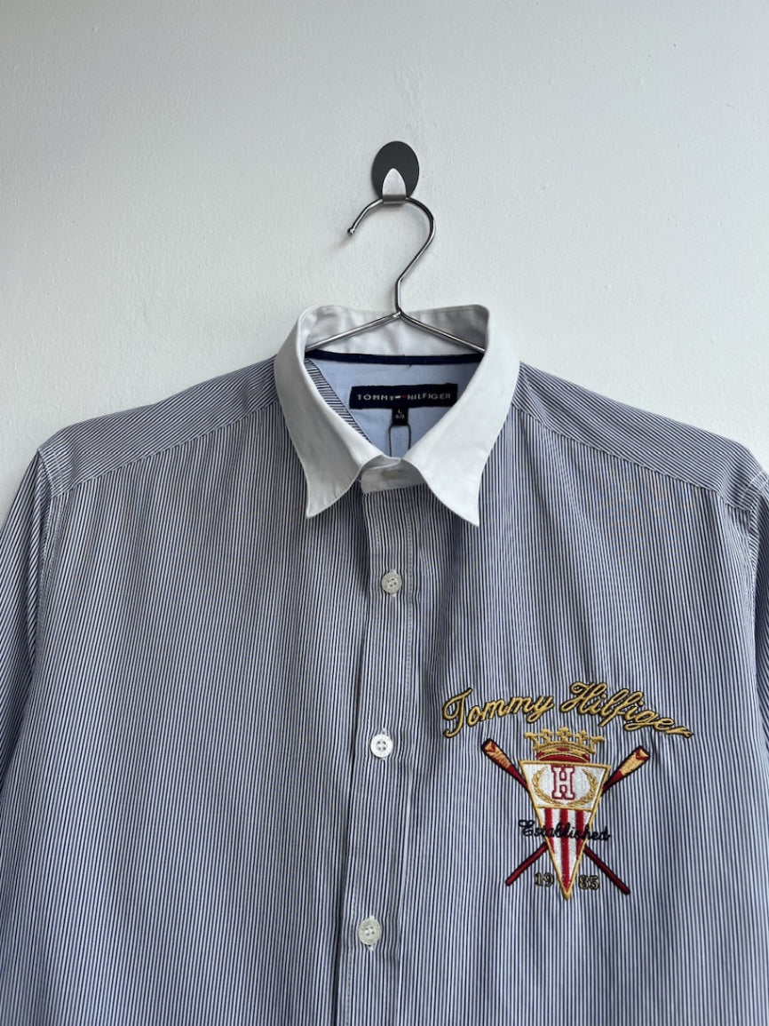 Tommy Hilfiger Navy Striped Shirt