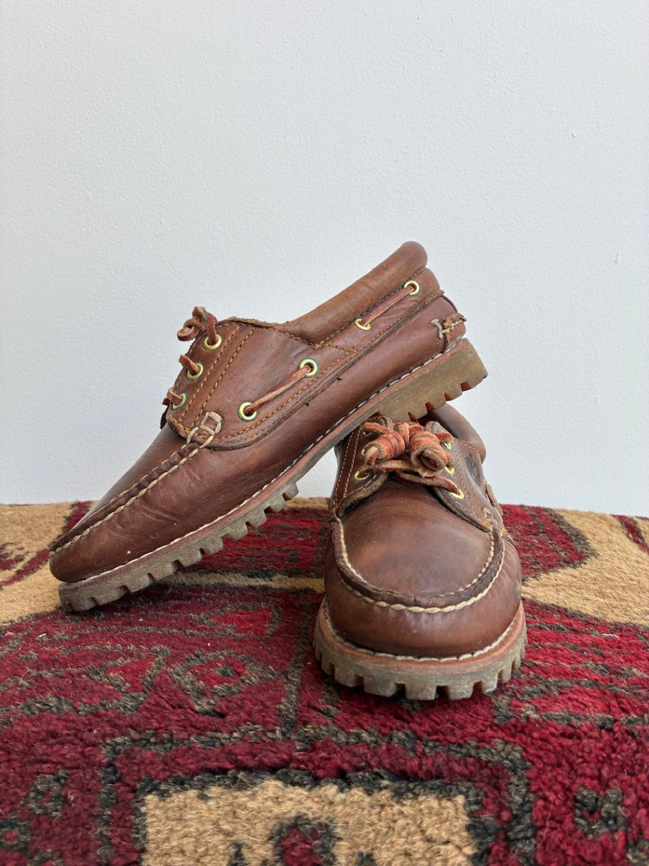 Timberland Authentic 3-Eye Handsewn Boat Shoes