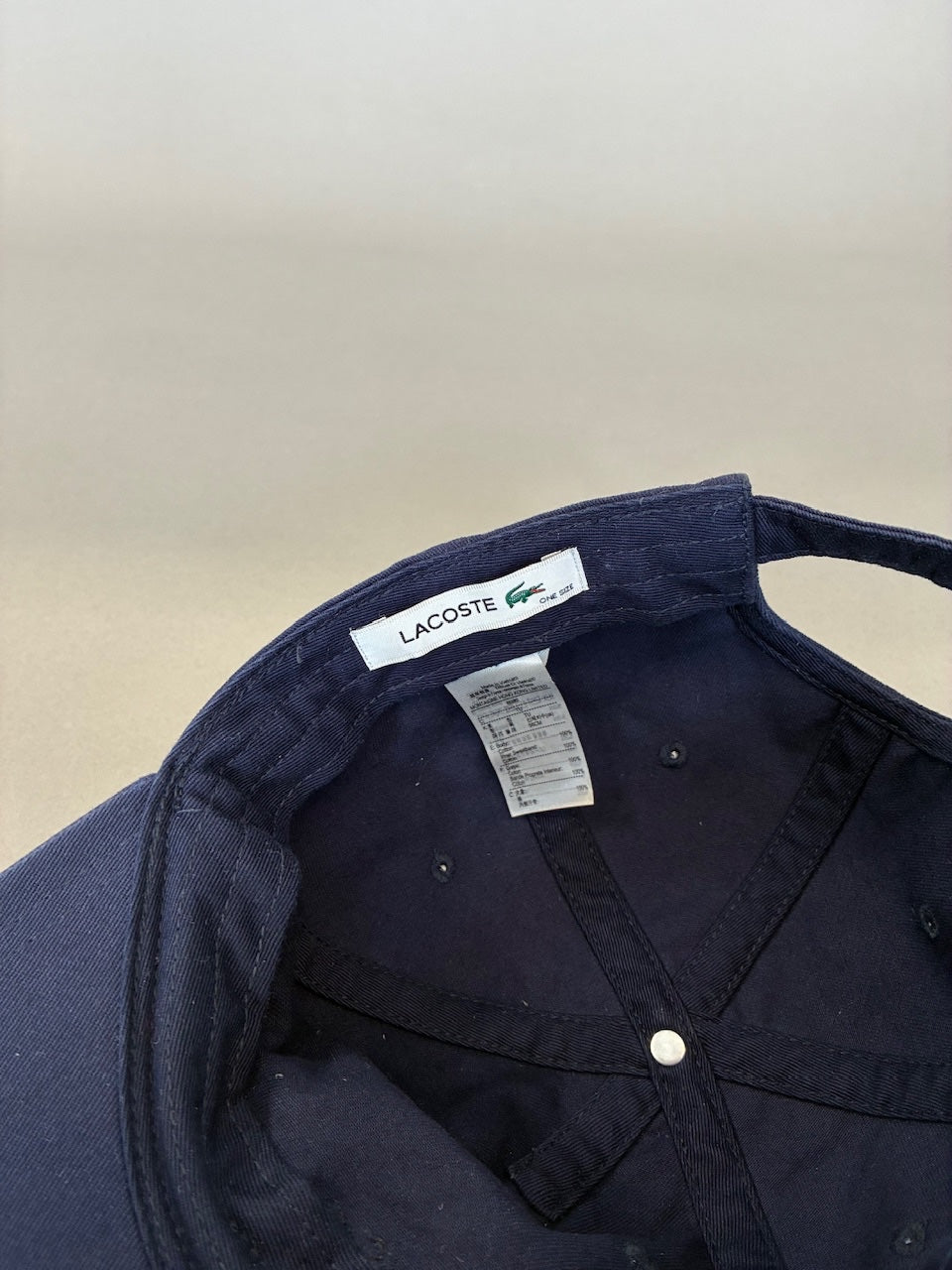 Lacoste Navy Dad Cap