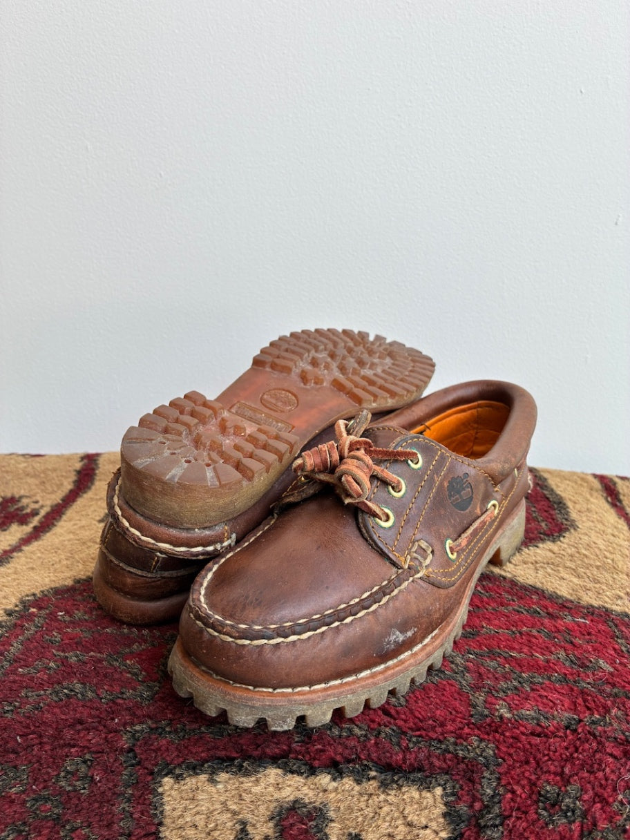Timberland Authentic 3-Eye Handsewn Boat Shoes