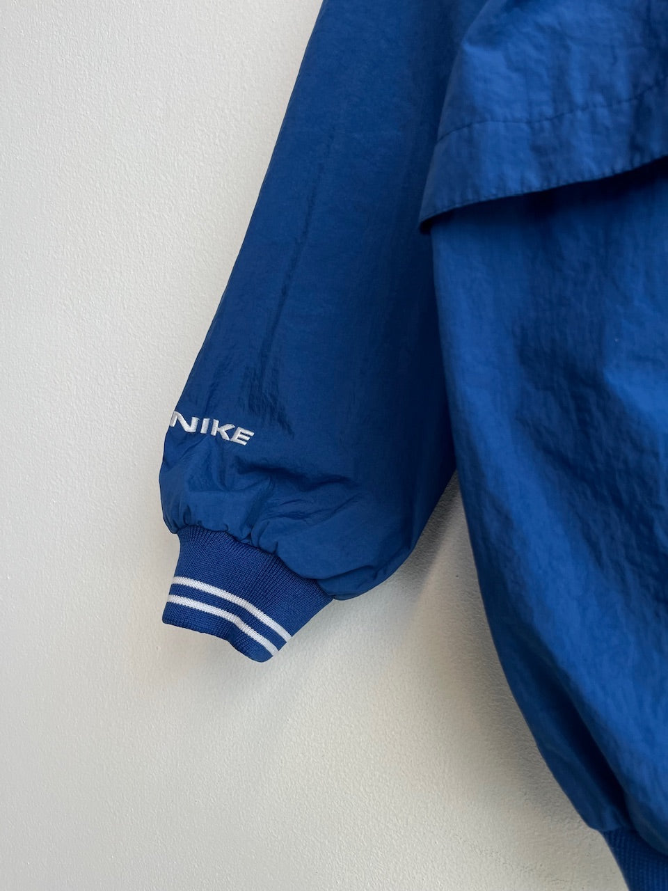 Nike Blue Nylon Pullover