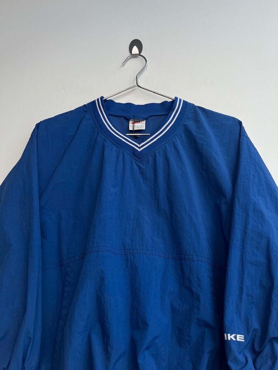 Nike Blue Nylon Pullover
