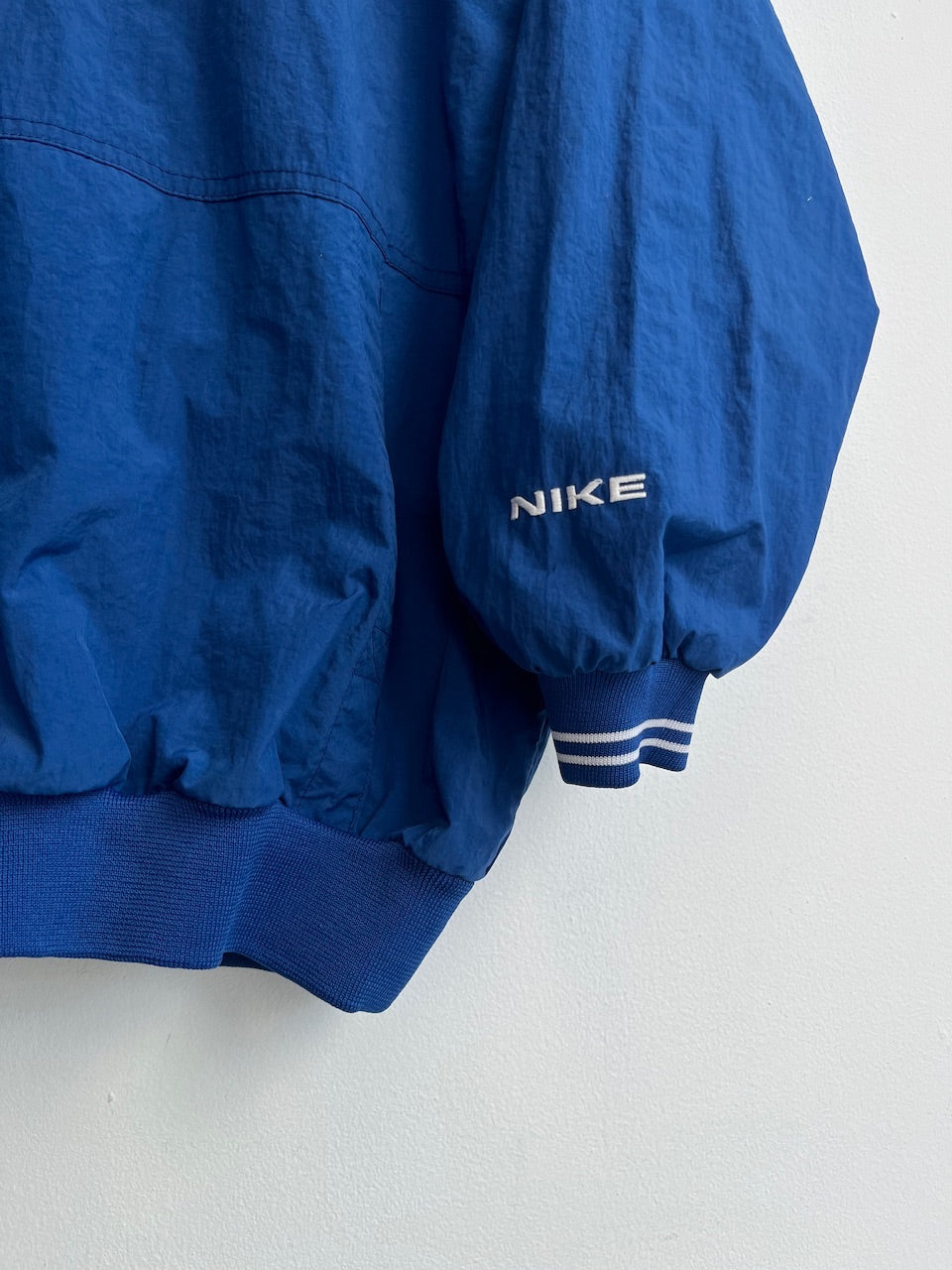 Nike Blue Nylon Pullover