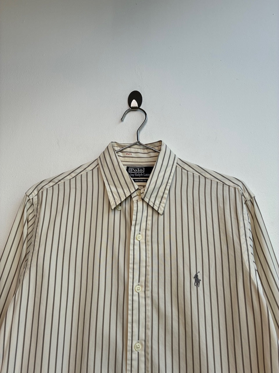 Polo Ralph Lauren Cream Striped Shirt