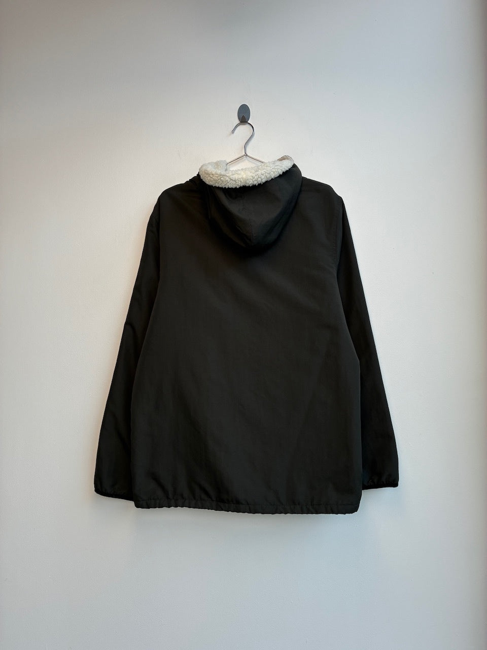 Stussy Black Sherpa Reversible Jacket