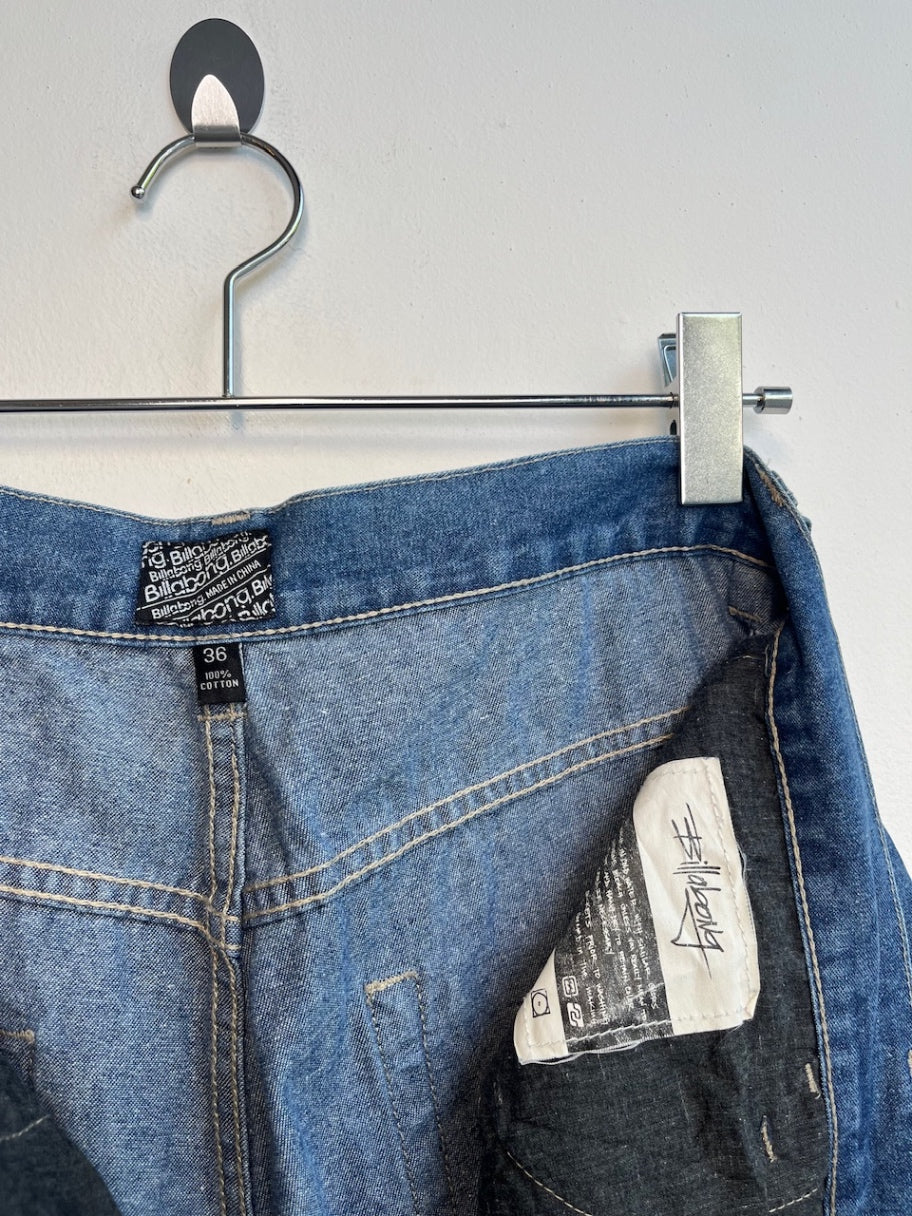 Billabong Blue Graphic Shorts