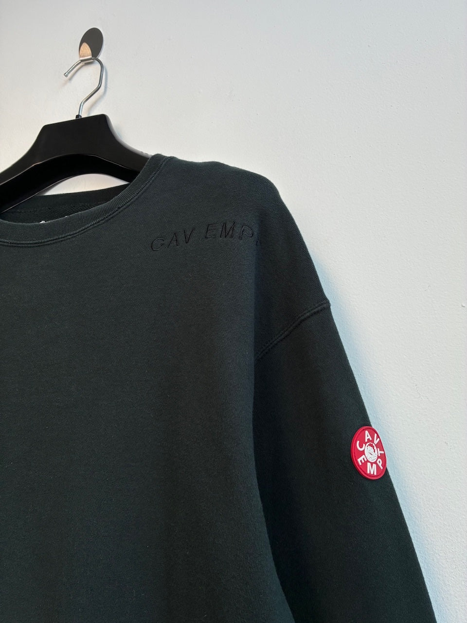 Cav Empt Black Graphic Crewneck