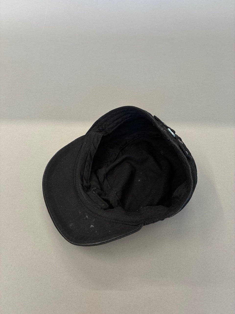 Black Side Strap Cadet Cap