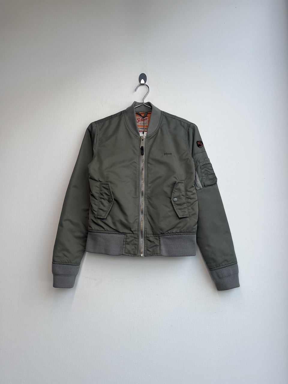 Schott Green Flight Jacket