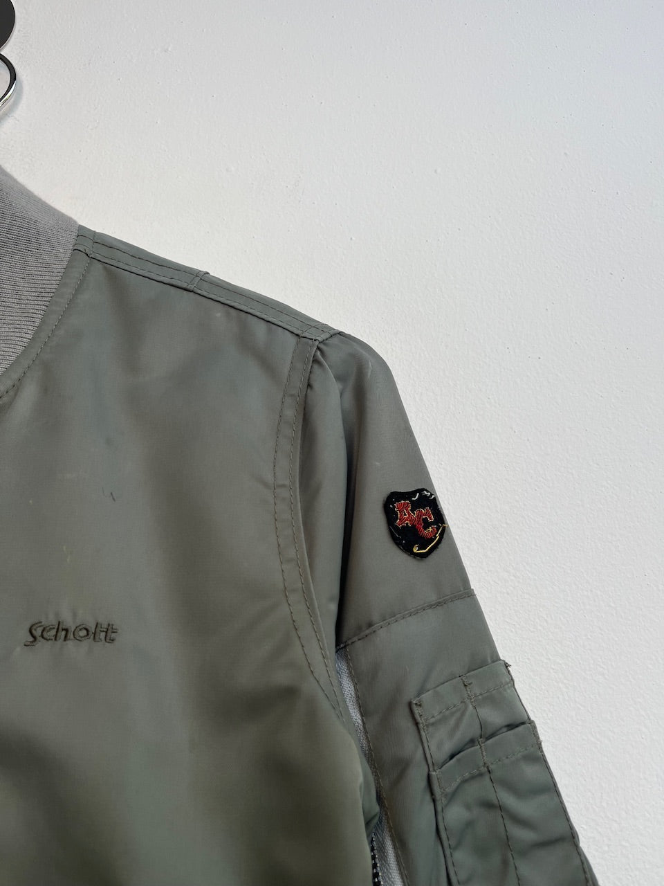 Schott Green Flight Jacket