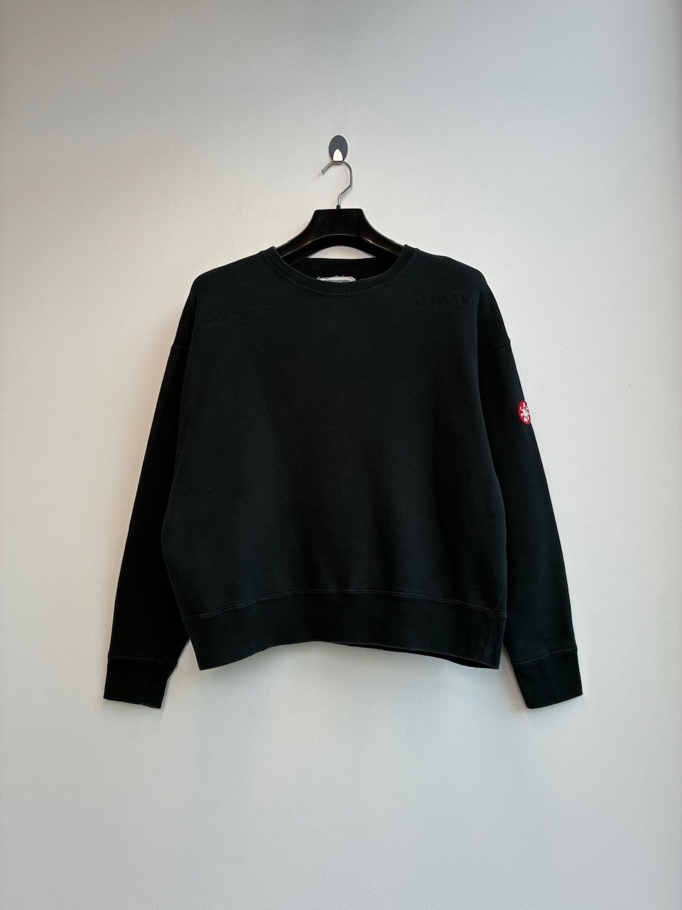 Cav Empt Black Graphic Crewneck