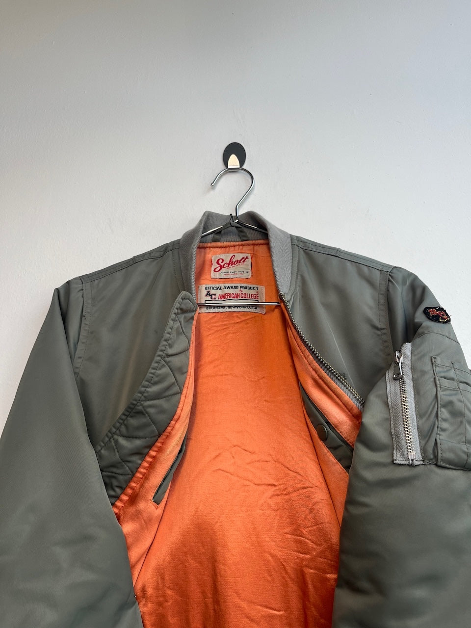 Schott Green Flight Jacket