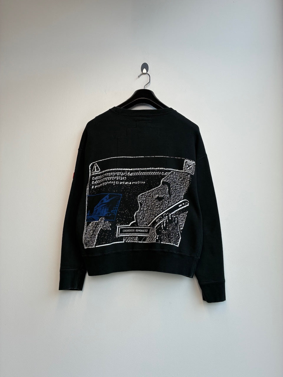 Cav Empt Black Graphic Crewneck