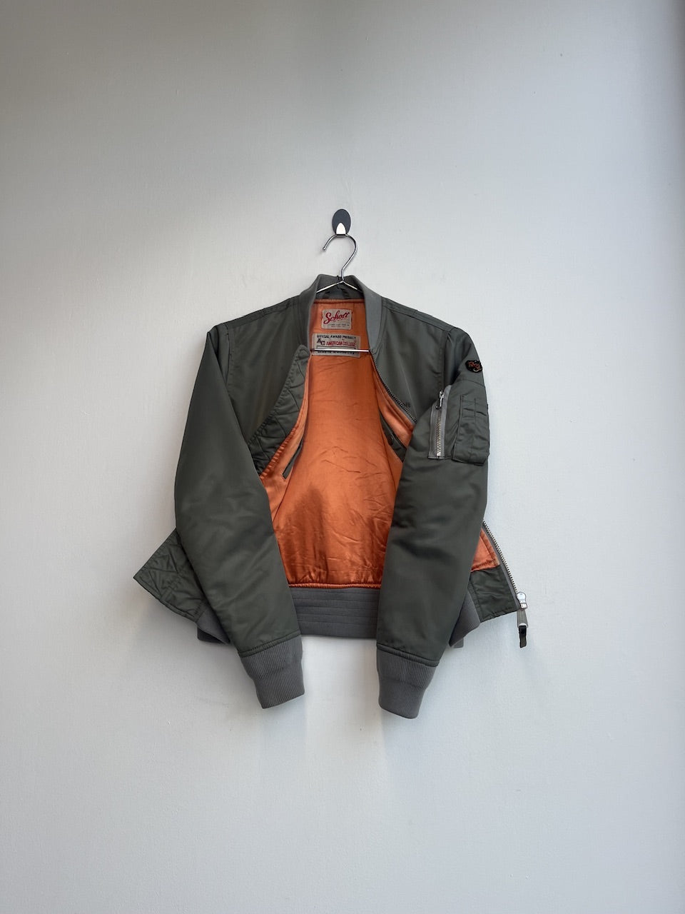 Schott Green Flight Jacket