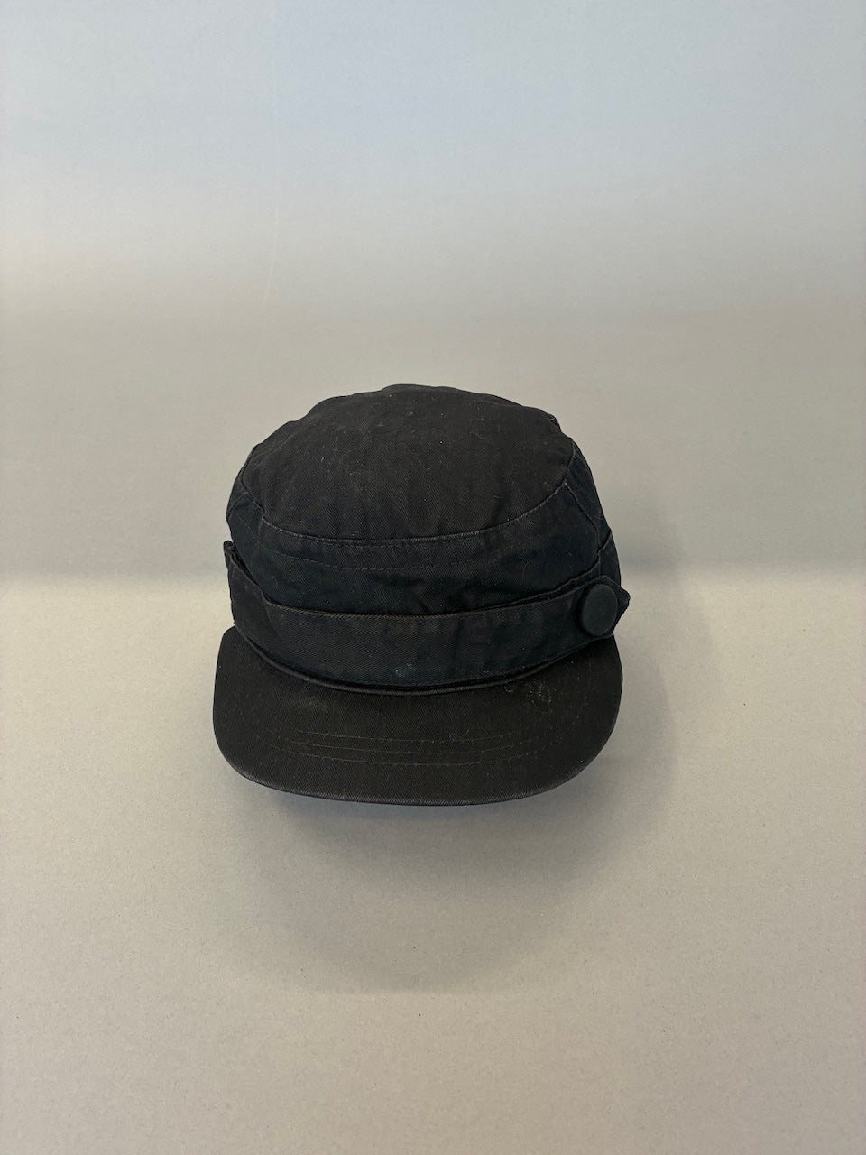 Black Side Strap Cadet Cap