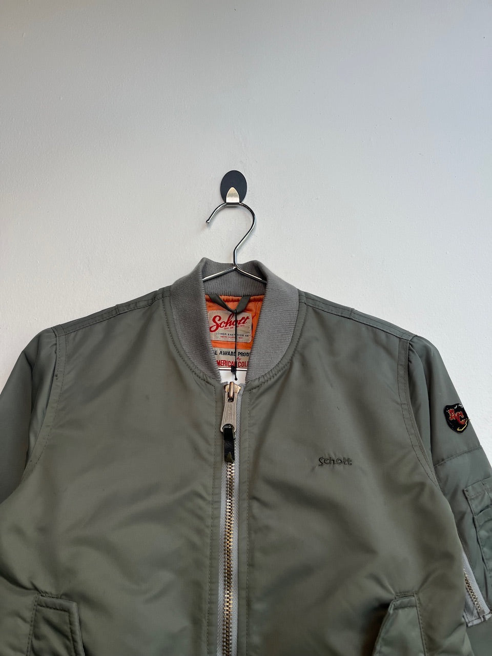 Schott Green Flight Jacket