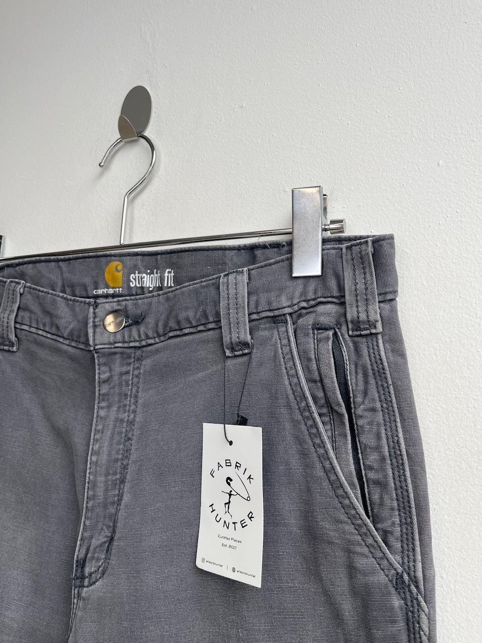 Carhartt Grey Straight Pants