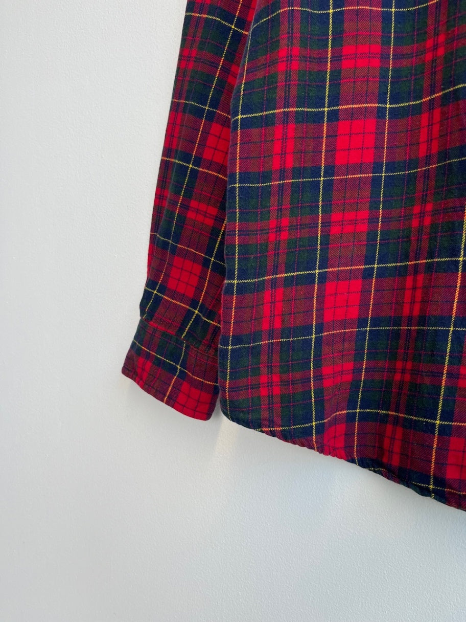 Chaps Cotton Plaid Flannel Shirt