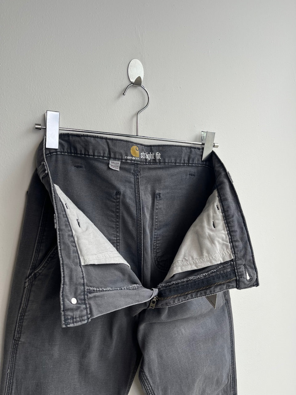 Carhartt Grey Straight Pants