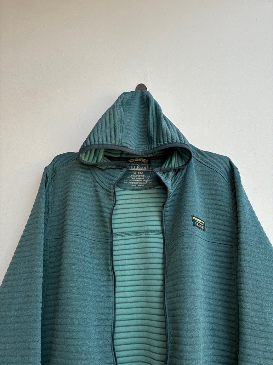 L.L Bean Teal Zip Up