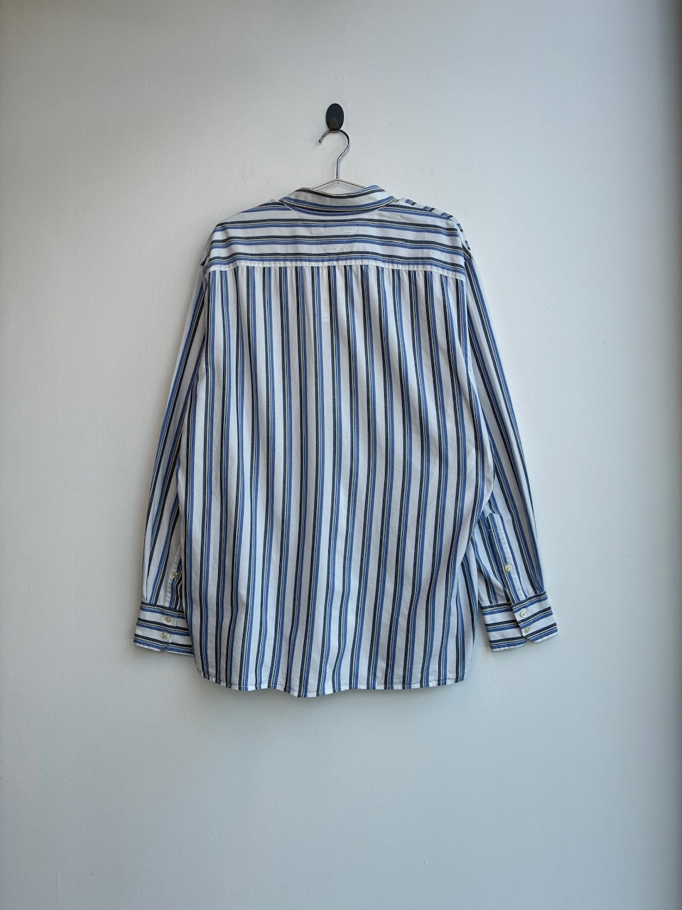 Tommy Hilfiger Blue and Yellow Striped Shirt