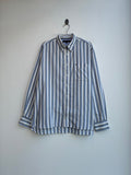 Tommy Hilfiger Blue and Yellow Striped Shirt