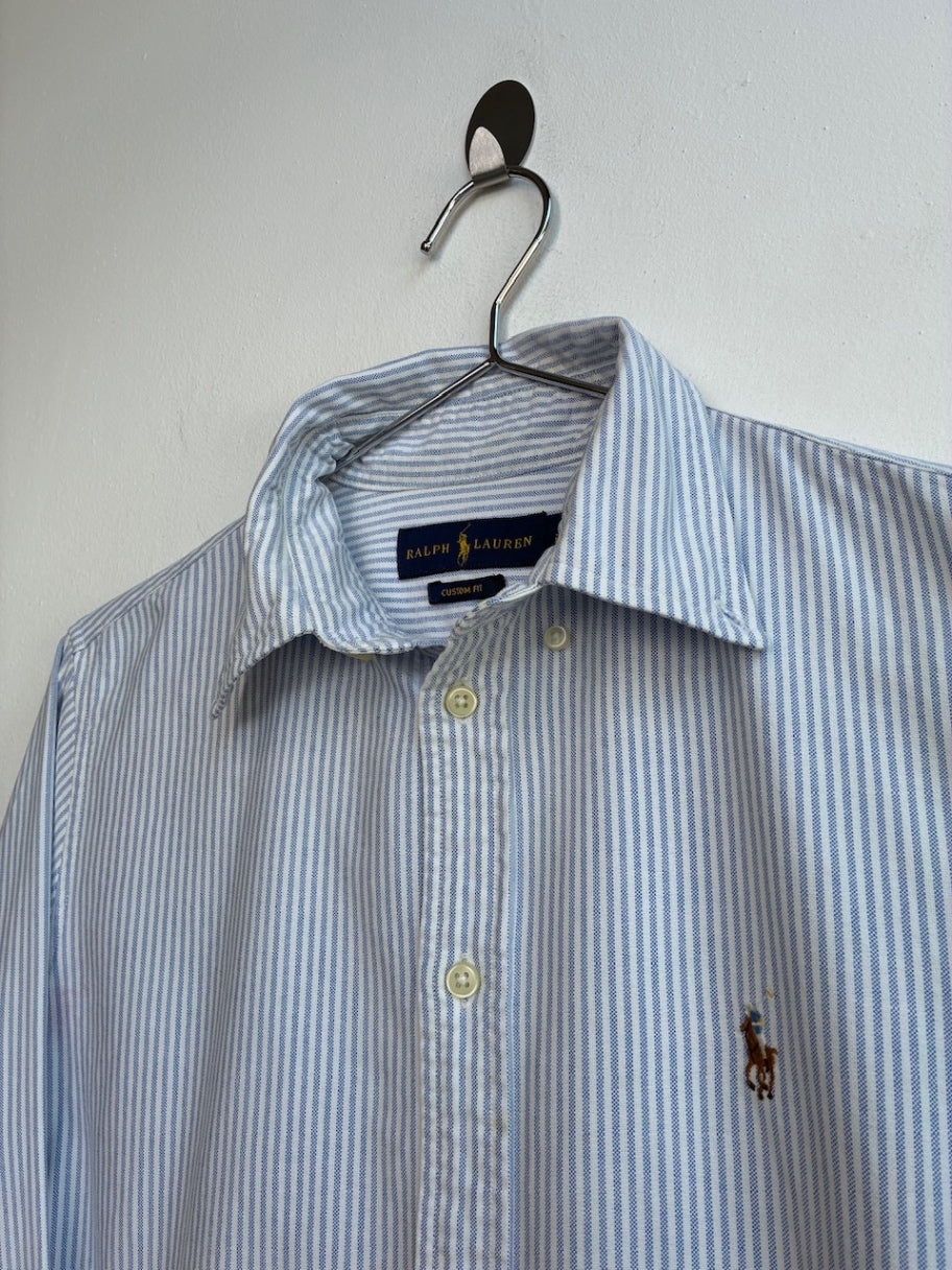 Ralph Lauren Ladies Striped Blue Shirt