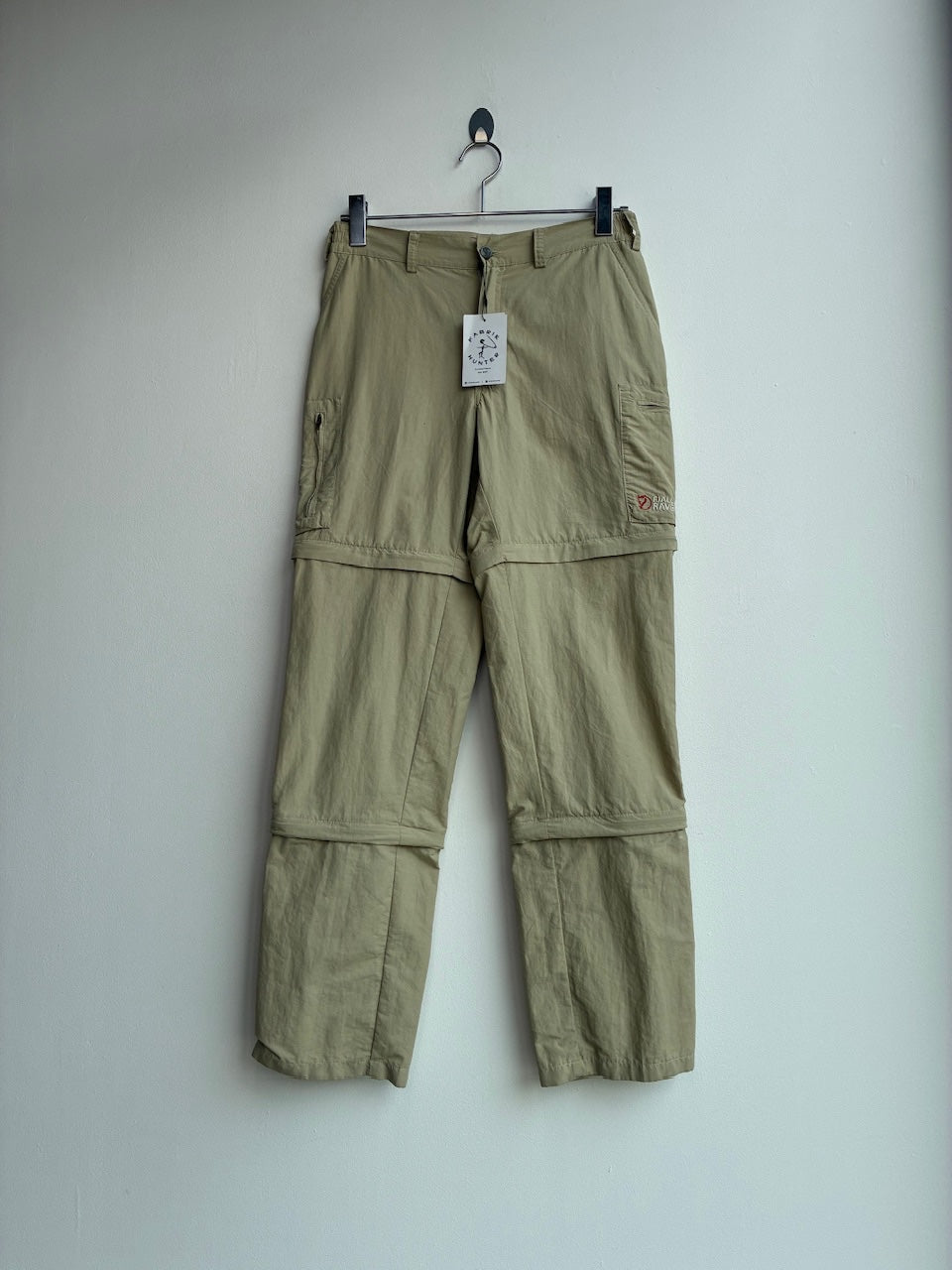 Fjall Raven Cream Convertible Pants