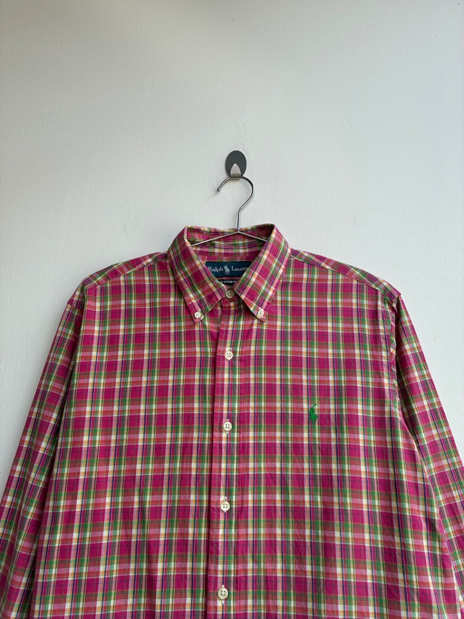 Ralph Lauren Pink Checkered Shirt