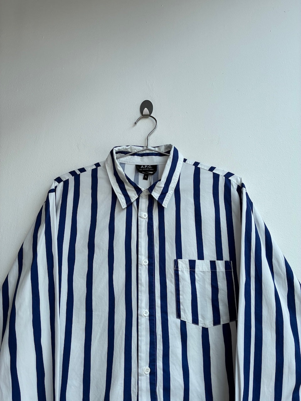 A.P.C Blue Striped Shirt