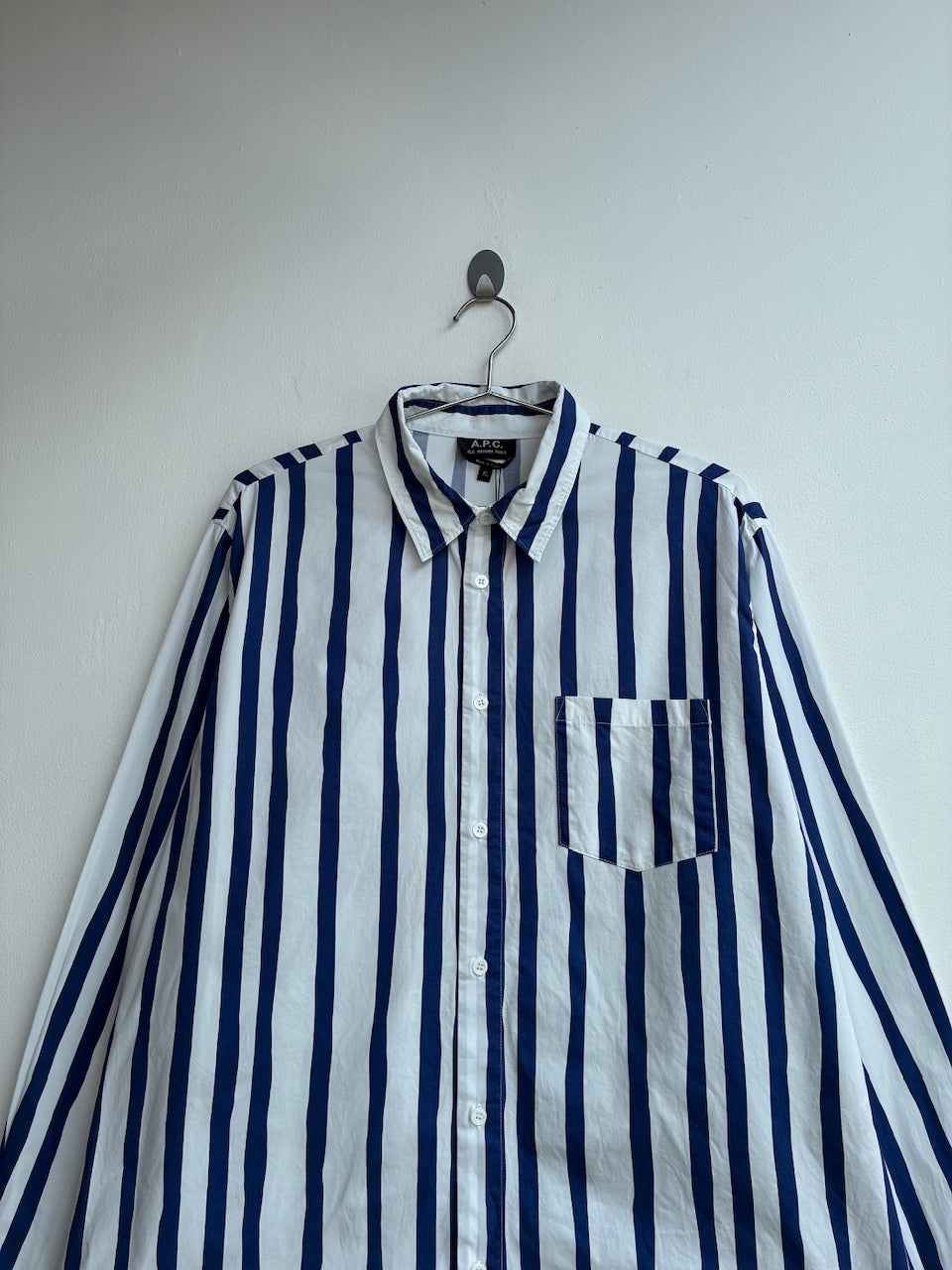 A.P.C Blue Striped Shirt