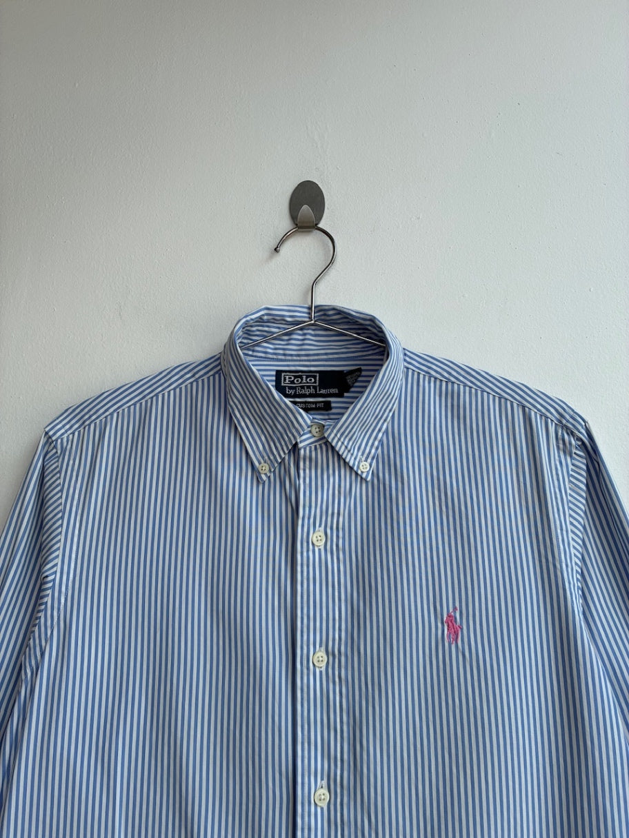 Ralph Lauren Light Blue Striped Shirt