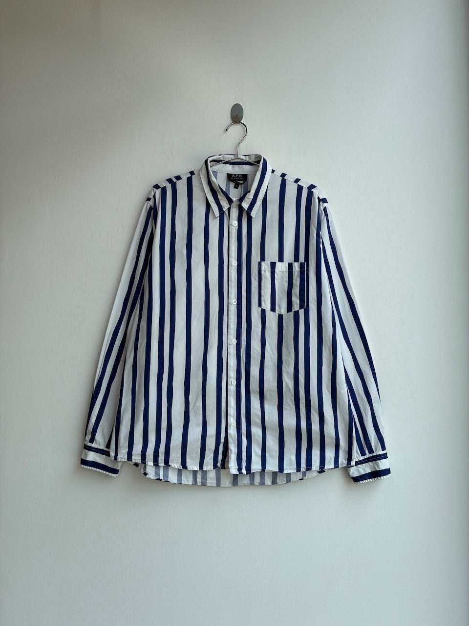 A.P.C Blue Striped Shirt