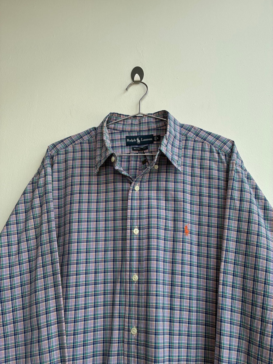 Ralph Lauren Purple Checkered Shirt