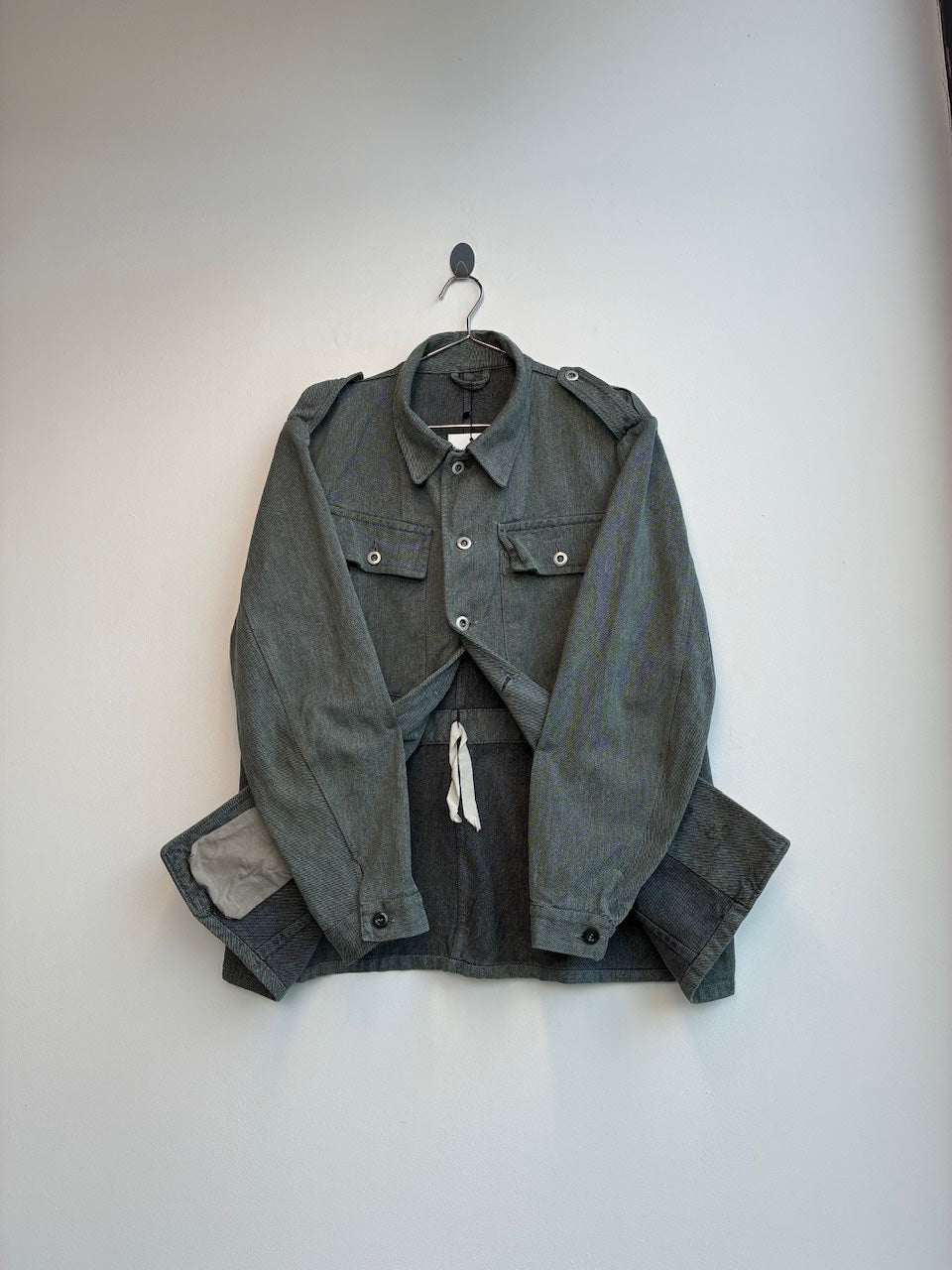 Grey Denim Shacket