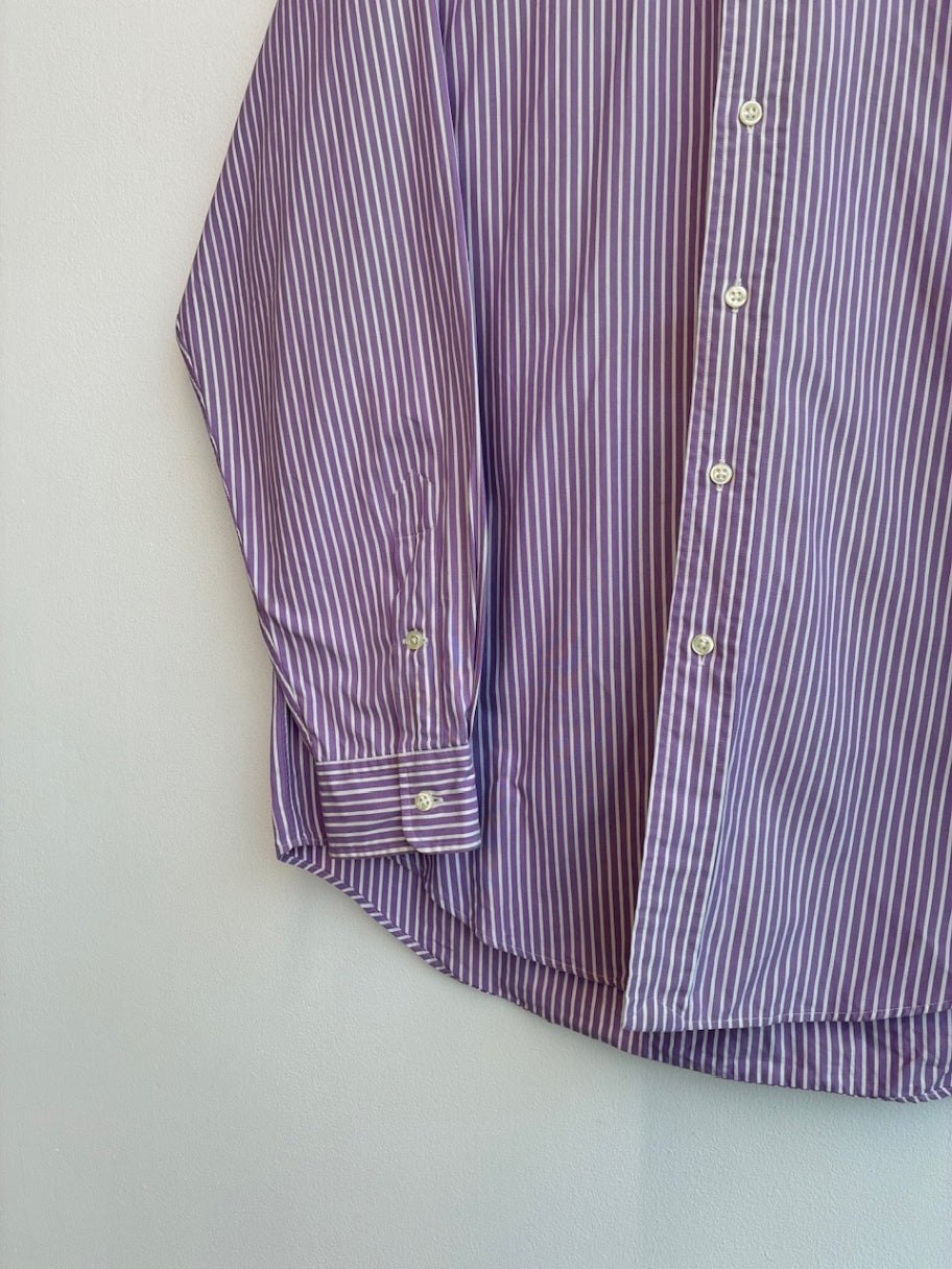 Polo by Ralph Lauren Purple Striped Shirt